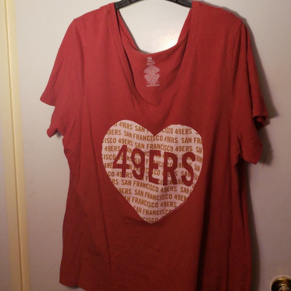 Womens 49ers V-Neck
